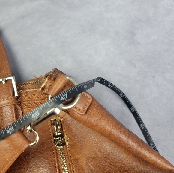 Desigual Women’s Dark Amber Embroidered Large Shoulder Bag - Picture 14 of 15